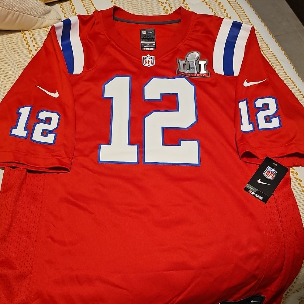Nike NFL Tom Brady Super Bowl Jersey with Number 12